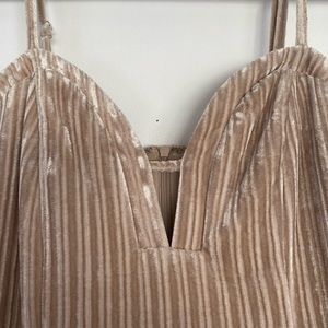 Champagne mini dress